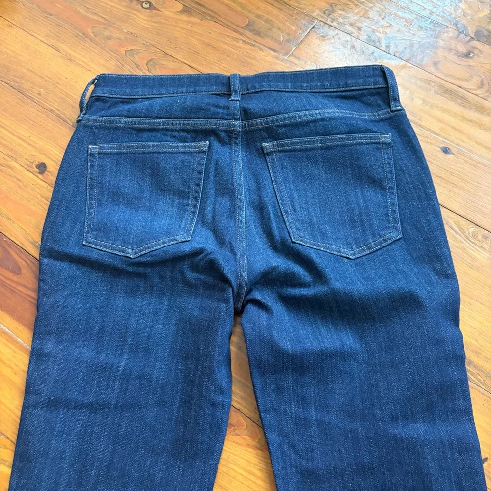 JCrew Women’s 9” Demo Boot Cut‎ Denim Jeans Frayed Hem size 29P